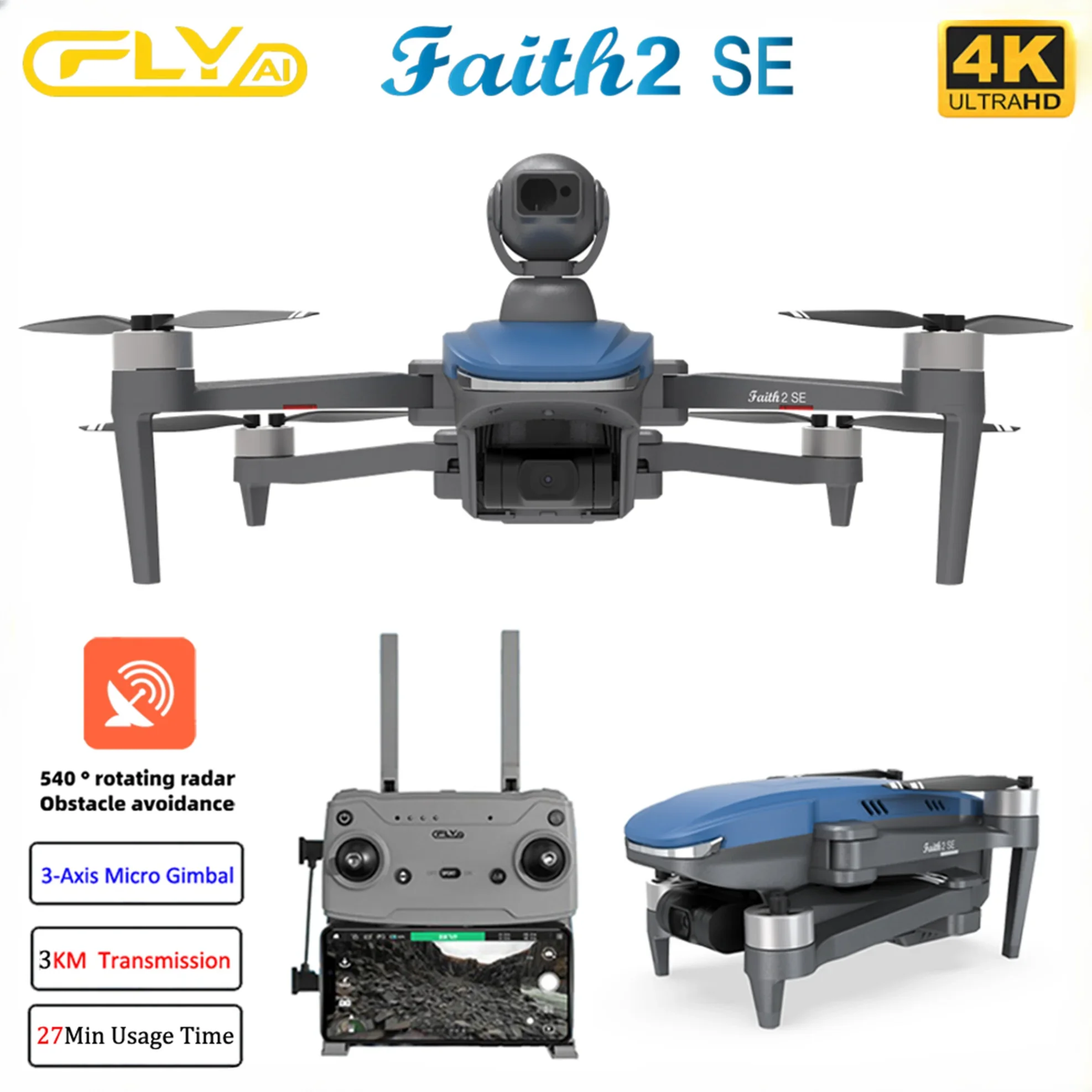 Jjrc Drone X12 - الإيمان 2 SE مع 540 °
