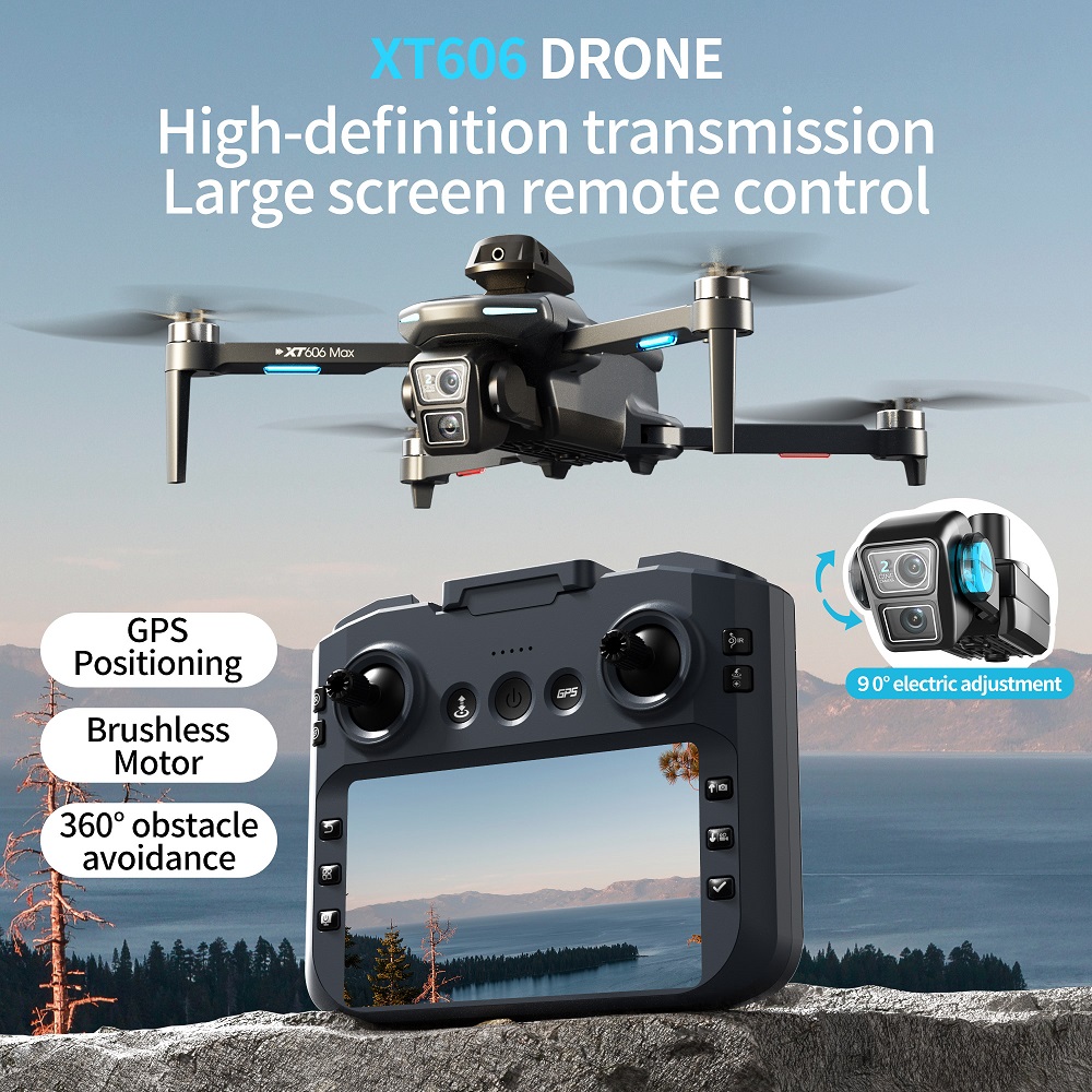طائرة بدون طيار XT606 MAX 3 مع - مراجعة Jjrc Drone X12 وسعره
