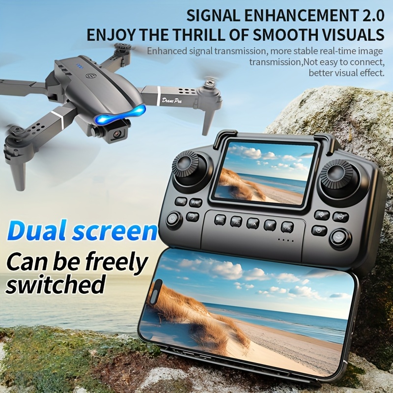 طائرة E99 PRO MAX بدون طيار قا - مراجعة Drone Battery Case وسعره